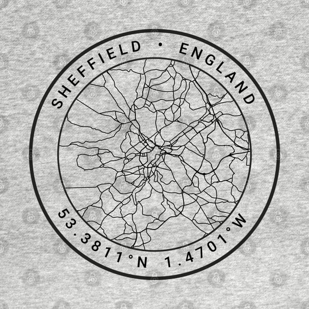 Sheffield Map by Ryan-Cox